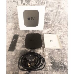 Apple TV A1842 4K HDR 32GB Media Streamer with Siri Remote and Power Cable